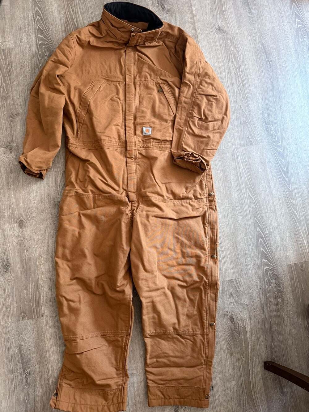 Carhartt Men's Washed Duck Insulated Loose Fit Coverall Brown 3XL Regular